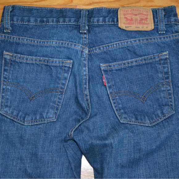Youth boys Levi’s 527 denim jeans, size 14 regular - Picture 6 of 6